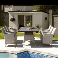 Poly Rattan Dining Set Furniture